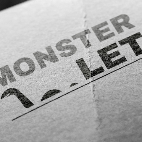 Monster let-logo design