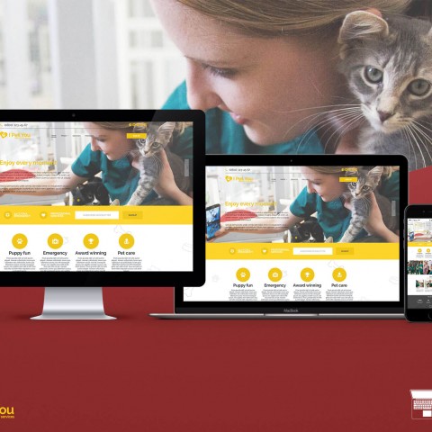 I Pet You-Website design