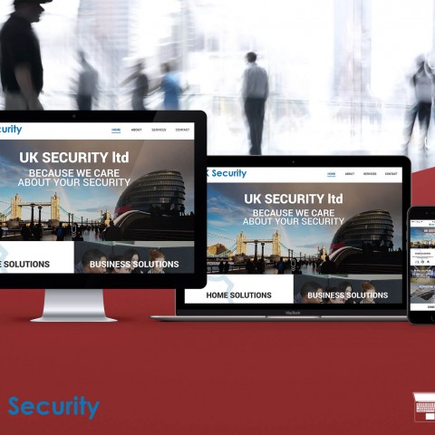 UK Security-website design and development
