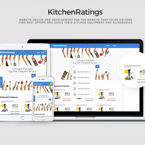 Kitchen Ratings - Web design & development
